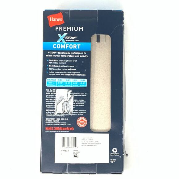 Hanes Men's Premium X-Temp Tagless Boxer Briefs Size Small 28-30" - Picture 5 of 6